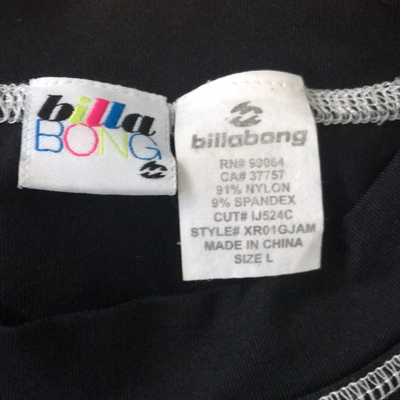Billabong swim rash guard rashguard large - Picture 3 of 7